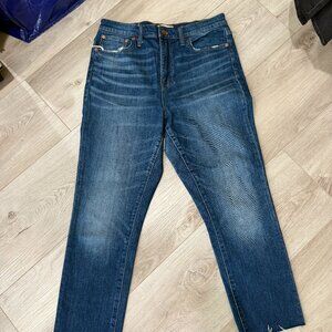 Madewell - high rise slim boyjean